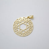 18K Gold Filled Delicate David Star Pendant