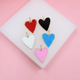 18K Gold Filled Large Heart Pendant (A234)