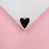 18K Gold Filled Large Heart Pendant (A234)