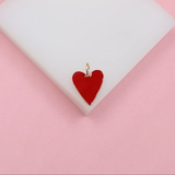 18K Gold Filled Large Heart Pendant (A234)