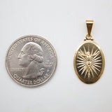 Gold Filled Jesus Pendant