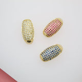 18K Gold Filled Necklace Pendant With Zirconia Stones