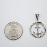 Dainty 18k Gold Filled Anchor Charm Tiny Delicate Pendant