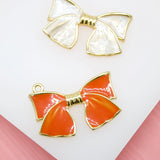 18K Gold Filled Ribbon Pendant