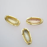 18K Gold Filled Necklace Pendant With Zirconia Stones