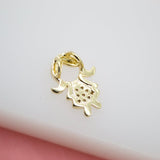 18K Gold Filled Girl & Boy Pendant (A13)