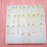 18K Gold Filled Capital Letter Name Initials Pendant (A71)