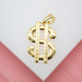 18K Gold Filled Dollar Sign