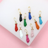 18K Gold Filled Enamel Color Figa Hand Pendant