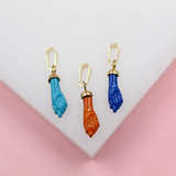 18K Gold Filled Enamel Color Figa Hand Pendant