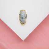 18K Gold Filled Necklace Pendant With Zirconia Stones