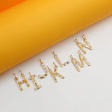 18K Gold Filled Letter A-Z Letter Pendant