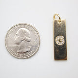 18K Gold Filled Name Initial (A200)