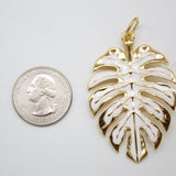 18K Gold Filled Leaf Pendant