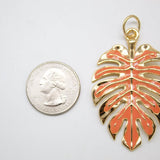 18K Gold Filled Leaf Pendant