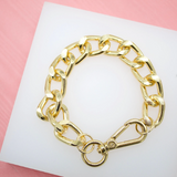13mm Diamond-Cut Curb Cuban Link Bracelet Chain For Wholesale Jewelry Bracelets And Findings (I241)