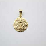 18K Gold Filled Anchor Coin Pendant (A226)