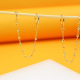 Gold Filled Dainty Beaded Ear Cuff Piece