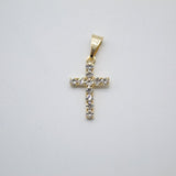 CZ 18K Gold Filled Cross (A148)(A143)