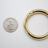 18K Gold Filled Large Small Clasp, self-closing hook (XX14)