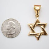 18K Gold Filled Star of David Pendant