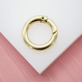 18K Gold Filled Large Small Clasp, self-closing hook (XX14)