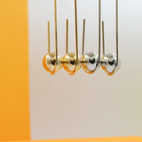 Beaded Fish Hook Push Back Earrings (K286)