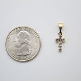 CZ 18K Gold Filled Cross (A148)(A143)