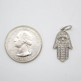 18K Gold Filled Hamsa Hand Pendant (A184)