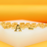 18K Gold Filled Letter A-Z Charm Pendant