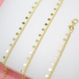 18K Gold Filled Hexagon Choker (F262A)
