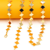 Diamond Cut Design Chain Necklace