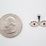 18K Gold Filled Evil Eyes Pendant (A205)