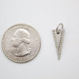 18K Gold Filled CZ Stones Triangle