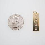 Rectangle Love Charm
