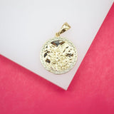 Gold Filled Saint Michael Archangel Guardian Angel Pendant (A95)