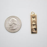 18K Gold Filled CLOSED MAMA Pendant (A55)