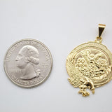 18K Gold Filled Eagle American Coin
