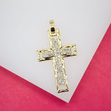 Gold Filled CZ Cross Pendant (A107)