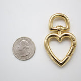 18K Gold Filled Heart Latch (XX13)