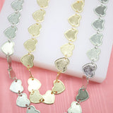 18K Gold Filled Heart Choker (G38)