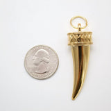 18K Gold Filled Wolf Tooth  (A282)