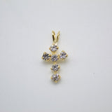 Small CZ Cross Pendant