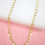 18K Gold Filled Hexagon Choker (F262A)