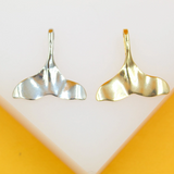 18K Gold Filled Mermaid Tail Pendant Charm