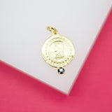 18K Gold Filled Medicine, Justice, Nurse, Engineering Pendant Charms With CZ Stone