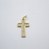 Cross with CZ Cubic Zirconia Stone (A331)