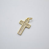 Cross with CZ Cubic Zirconia Stone (A331)