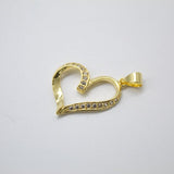 18K Gold Filled Heart Necklace Pendant