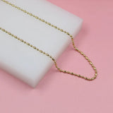 Gold Filled 2mm Ball And Bar Chain (I443)